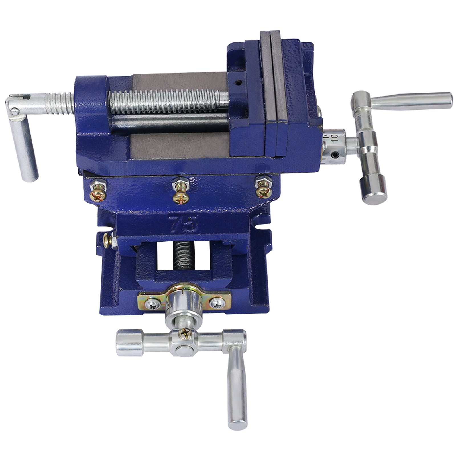 Cross slide vise, Drill Press Vise 3inch,drill press metal milling 2 way X-Y ,benchtop wood working clamp machine - Tonkn