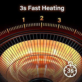 Simple Deluxe Patio Portable Outdoor Heating for Balcony, Courtyard, With Overheat Protection, Ceiling-Mounted Heater - Tonkn
