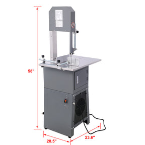 2-in-1 Commercial Butcher Band Saw and Sausage Stuffer , Machine Slicer Meat Bone Sausage Carne - Tonkn