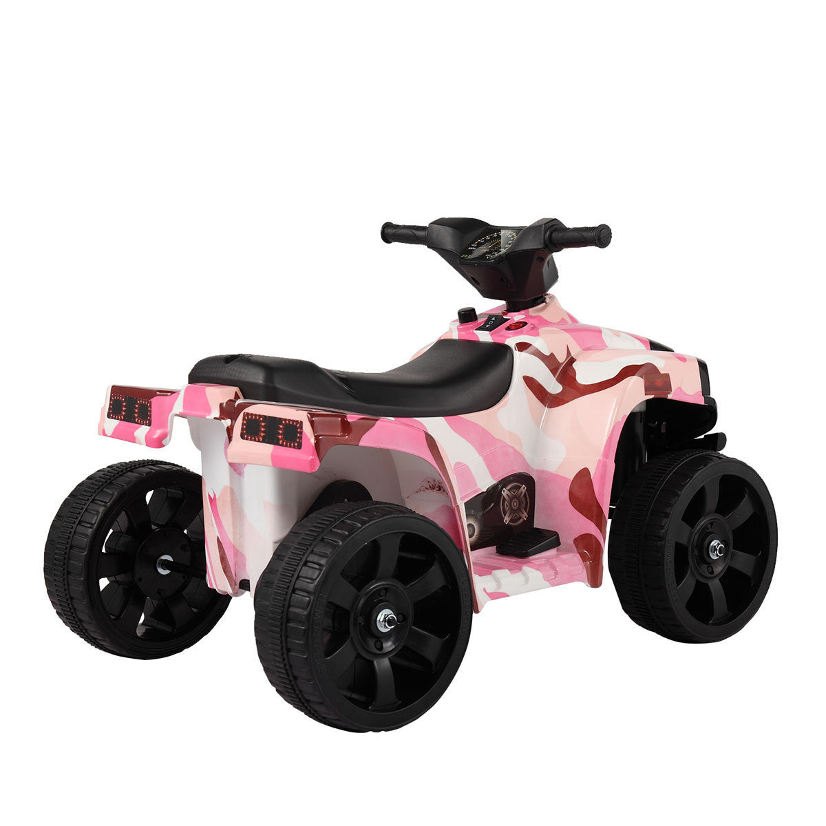 Kids Electric ATV Quad Ride On Car Toy - Pink&black - Tonkn