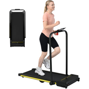 Treadmill-Walking Pad-Under Desk Treadmill 0.6-7.6MPH 2.5HP 2 in 1 Folding Treadmill-Treadmills for Home and Office - Tonkn
