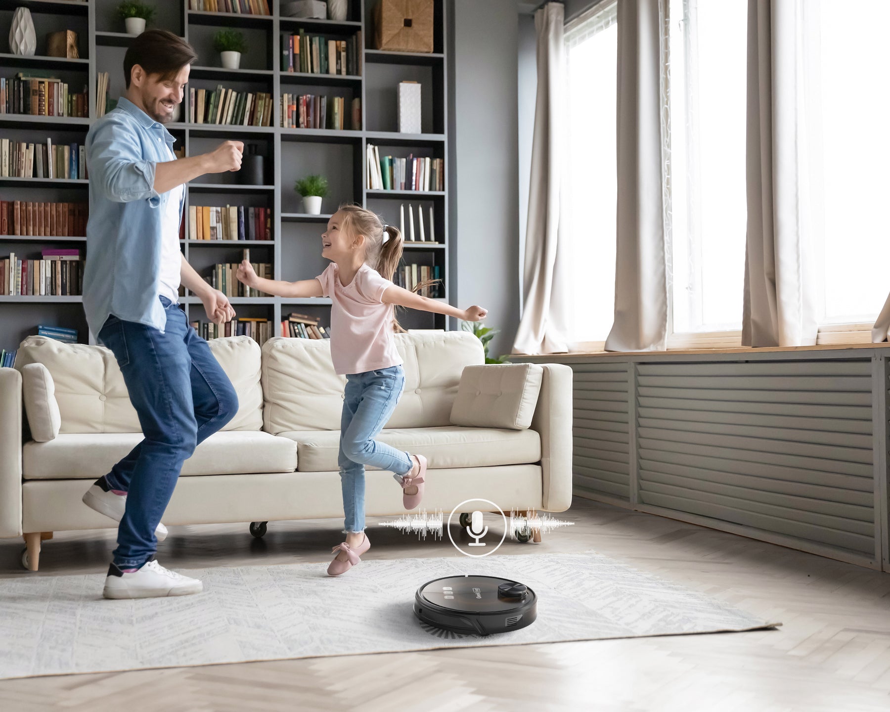 Geek Smart L8 Robot Vacuum Cleaner and Mop, LDS Navigation, Wi-Fi Connected APP, Selective Room Cleaning,MAX 2700 PA Suction, Ideal for Pets and Larger Home(Ban on Amazon) - Tonkn