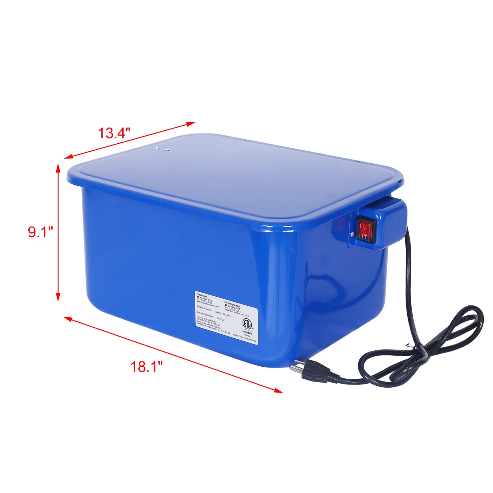 Cabinet parts washer with 110v pump,3.5 gallon BENCHTOP PARTS WASHER ,AUTOMOTIVE PARTS WASHER ELECTRICAL PUMP - Tonkn