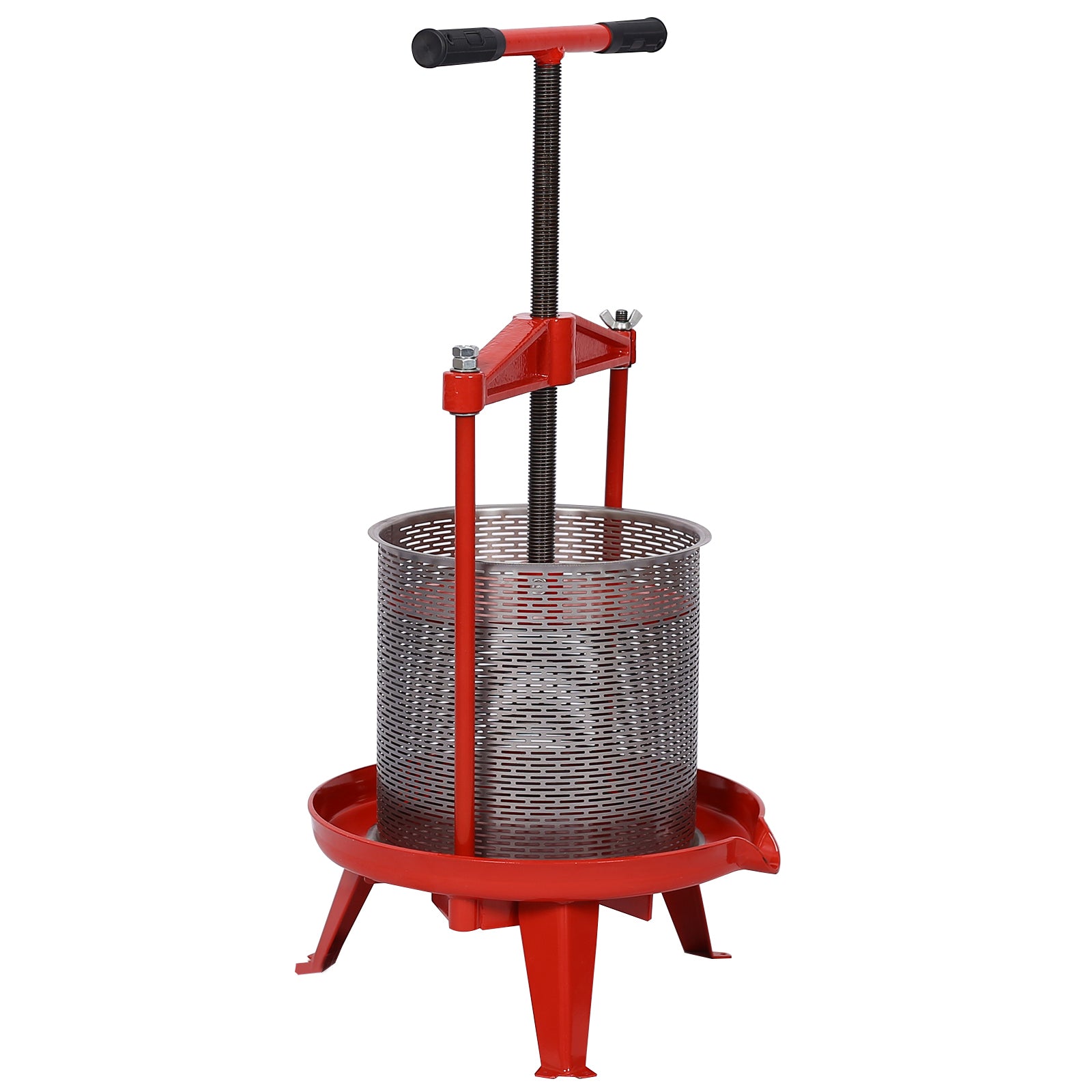 Stainless Steel Fruit and Wine Press 3.69gallon/14L - Tonkn