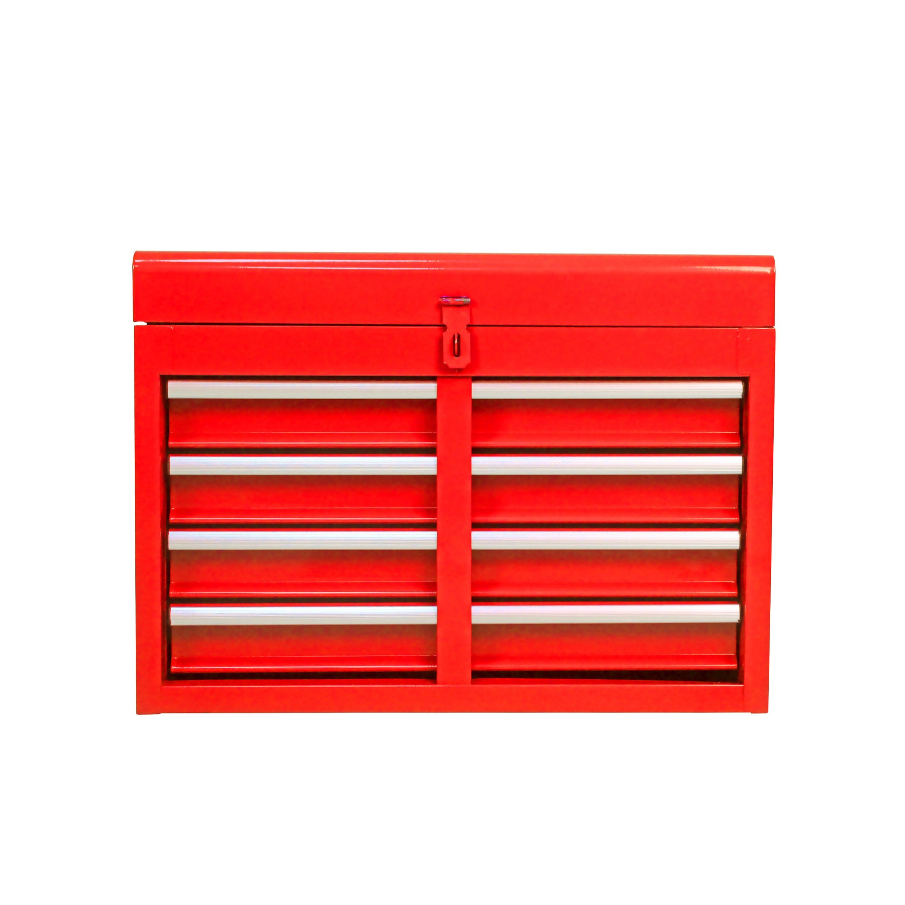 Detachable 5 Drawer Tool Chest with Bottom Cabinet and One Adjustable Shelf--Red - Tonkn