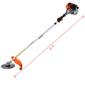 12 in 1 Multi-Functional Trimming Tool, 52CC 2-Cycle Garden Tool System with Gas Pole Saw, Hedge Trimmer, Grass Trimmer, and Brush Cutter EPA Compliant - Tonkn