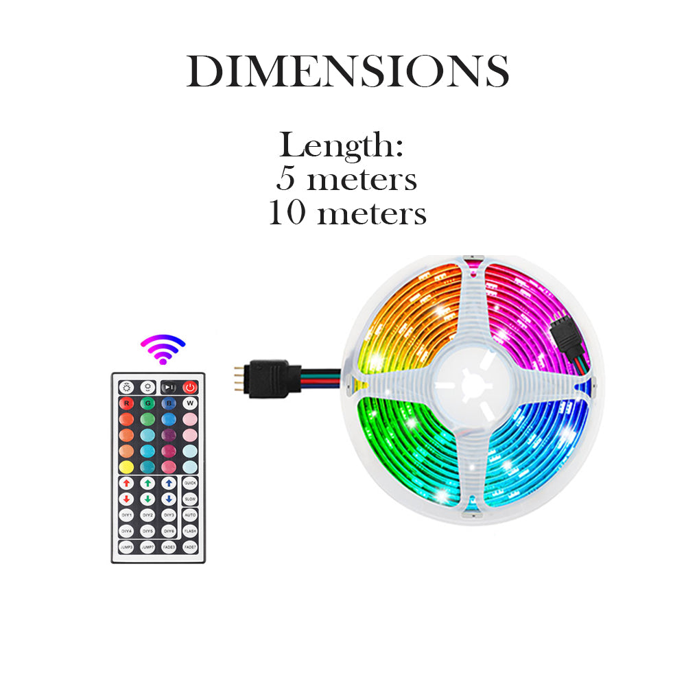 Remote Controlled LED Light Strips with Power Adapter_10