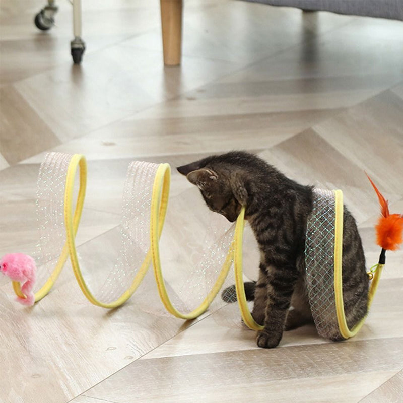 Interactive and Collapsible Pet Tunnel Indoor Playing Accessories_10