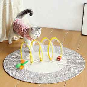 Interactive and Collapsible Pet Tunnel Indoor Playing Accessories_2