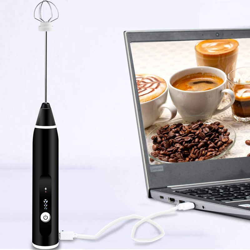 Electric Milk Frother and Egg Beater-USB Rechargeable_11