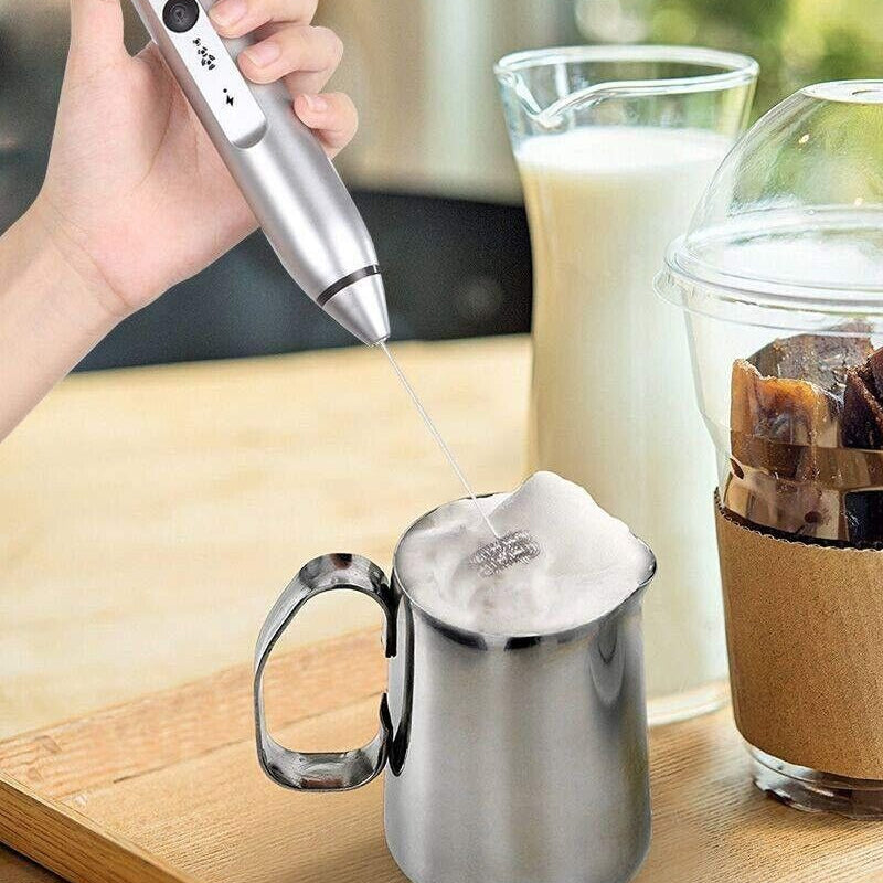 Electric Milk Frother and Egg Beater-USB Rechargeable_12