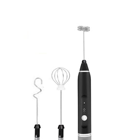Electric Milk Frother and Egg Beater-USB Rechargeable_0