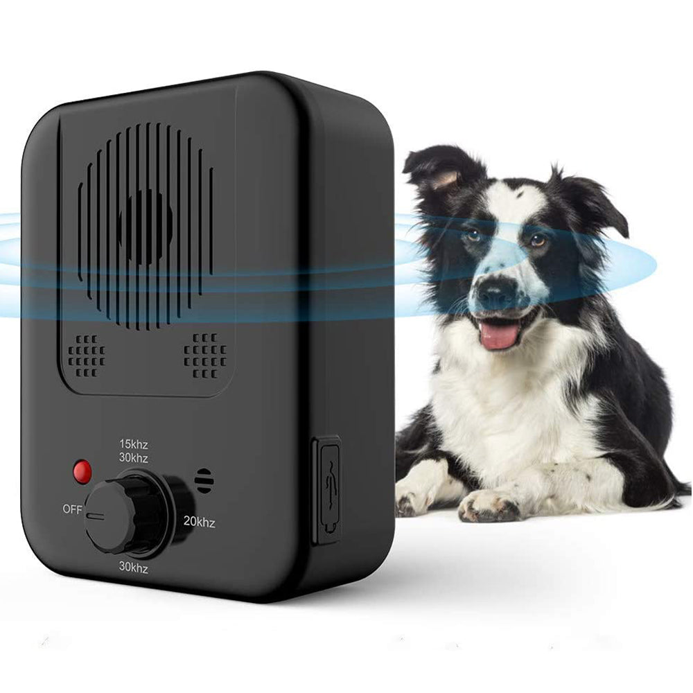Ultrasonic Anti-Barking Device with 3 Adjustable Levels -USB Rechargeable_0