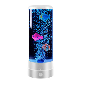 Fantasy Fish LED Remote Controlled Lava Lamp USB Plugged-in_0