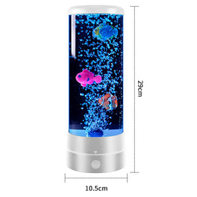 Fantasy Fish LED Remote Controlled Lava Lamp USB Plugged-in_2