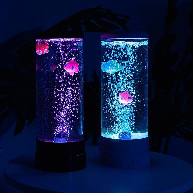 Fantasy Fish LED Remote Controlled Lava Lamp USB Plugged-in_5