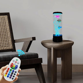 Fantasy Fish LED Remote Controlled Lava Lamp USB Plugged-in_7