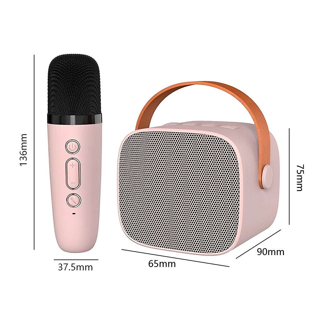 Portable Karaoke Speaker Machine with 6 Sound Effects- USB Charging_11