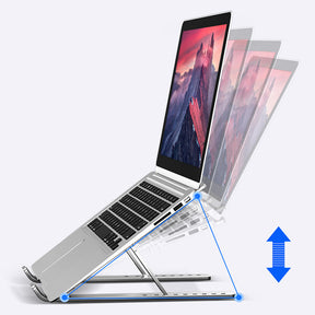 9 Levels Height Adjustable Alumiinum Alloy Portable Laptop Stand_10