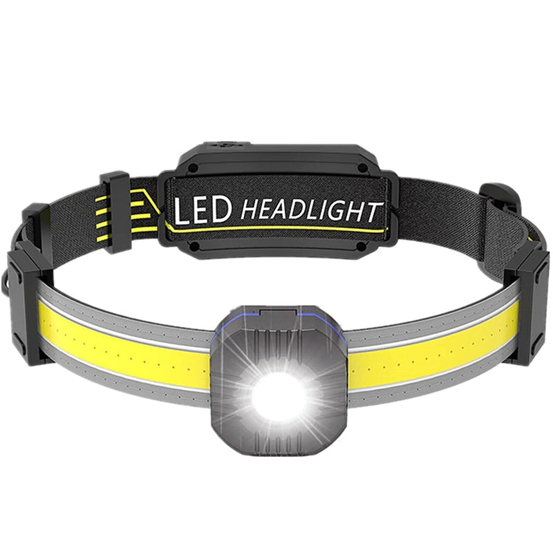 LED COB Portable Headlamp Waterproof Torch Light- USB Charging_3