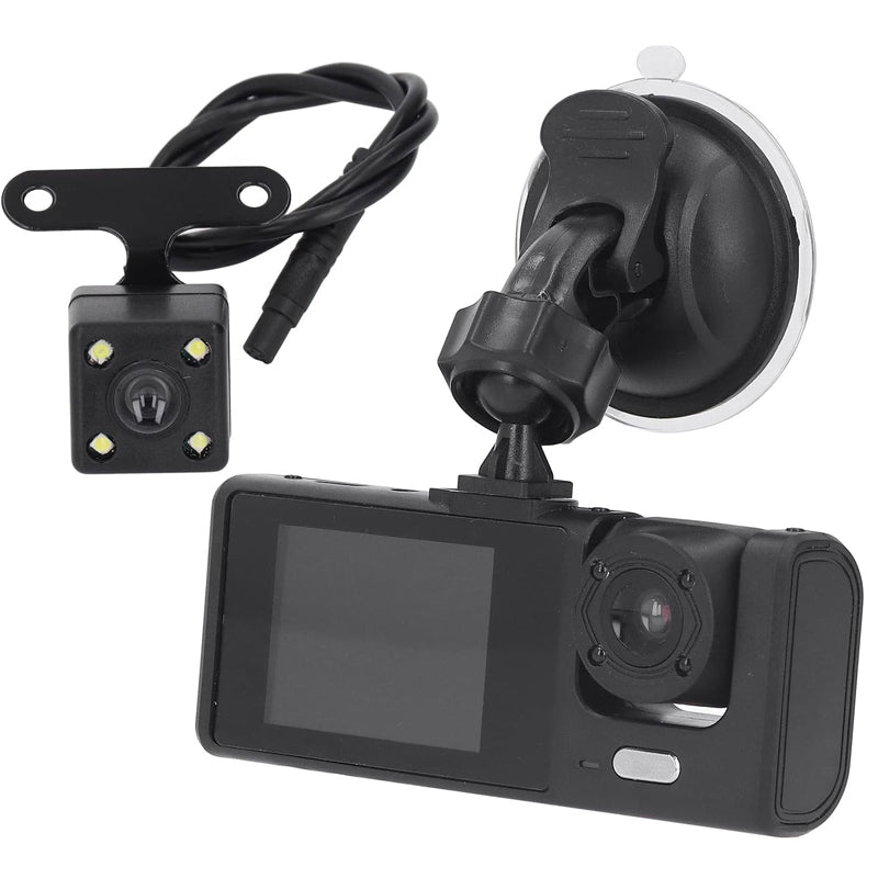 HD 1080P Car Dual Lens Dash Cam Front/Rear/Inside Video Recorder Camera G-sensor_15