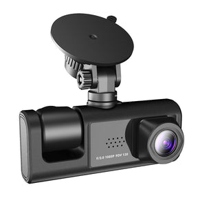 HD 1080P Car Dual Lens Dash Cam Front/Rear/Inside Video Recorder Camera G-sensor_4