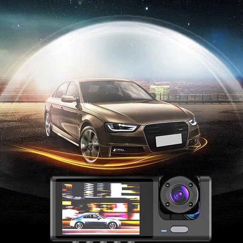 HD 1080P Car Dual Lens Dash Cam Front/Rear/Inside Video Recorder Camera G-sensor_6