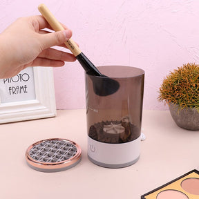 Electric Makeup Brush Cleaner Washing Drying Machine- USB Plugged in_3