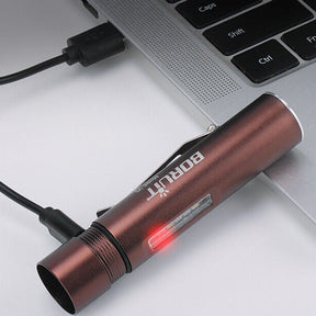 Mini Pocket LED Flashlight Magnetic Work Light- USB Rechargeable_6