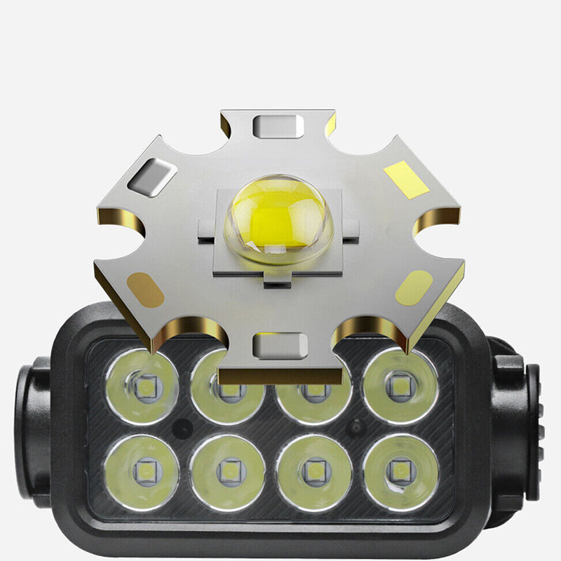 8LED Headlamp Super Bright Outdoor Head Light- Type C Charging_7