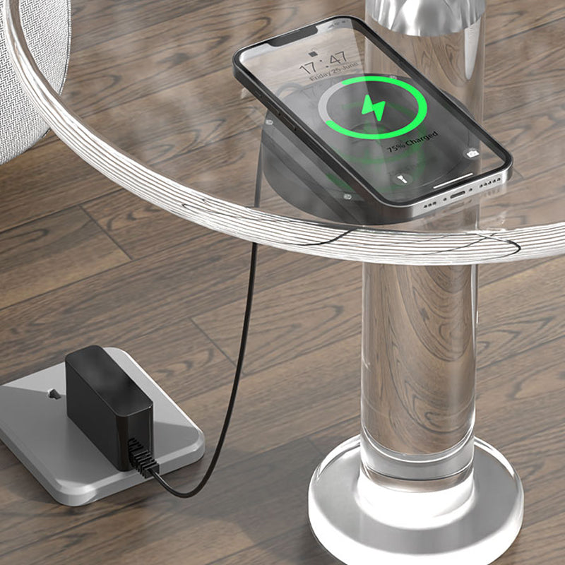 Under the Table Invisible Fast Charging Wireless Mobile Charging Station_8