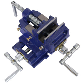 Cross slide vise, Drill Press Vise 3inch,drill press metal milling 2 way X-Y ,benchtop wood working clamp machine - Tonkn