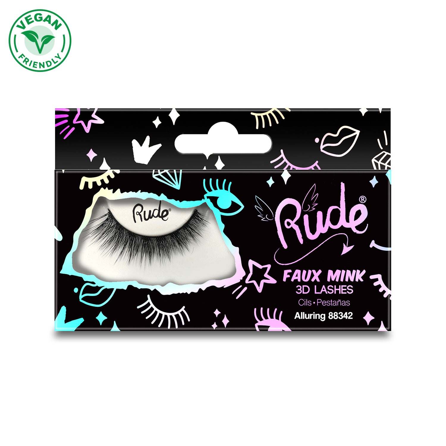RUDE Essential Faux Mink 3D Lashes - Tonkn