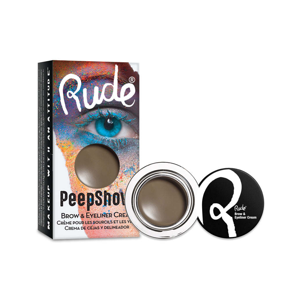 RUDE Peep Show Brow & Eyeliner Cream - Tonkn