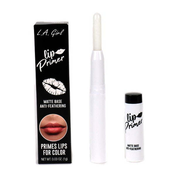 L.A. Girl Lip Primer Clear - Long Lasting Lipstick Base Makeup 0.05 oz - Tonkn