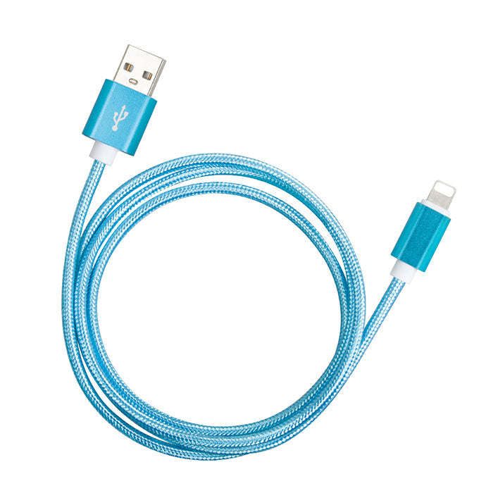 iPhone Braided Cable Charger - Blue - Tonkn